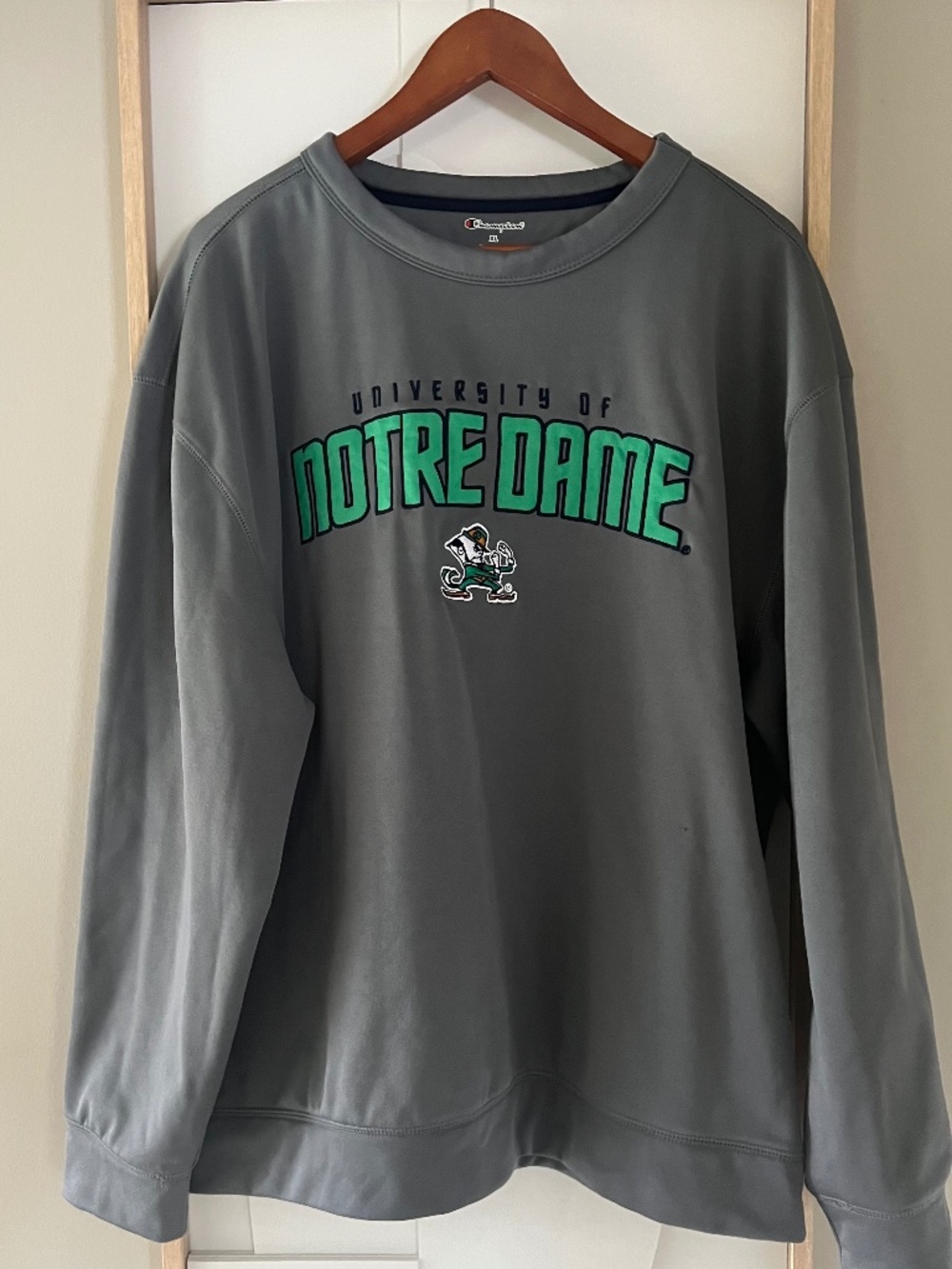 Notre Dame Champion Sweatshirt Mens Size XL